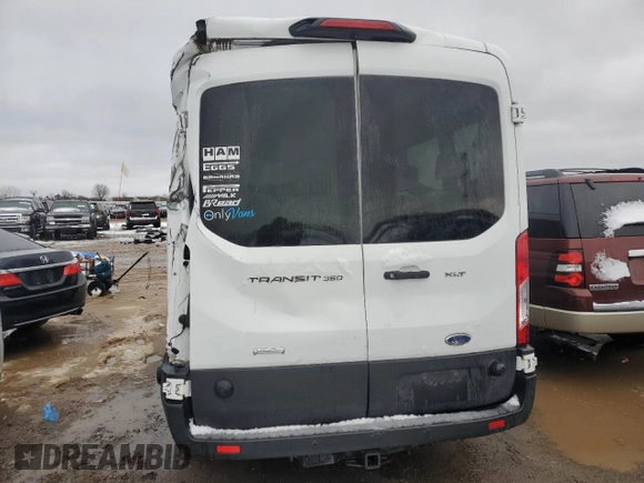 2019 Ford Transit Passenger XL with VIN 1FBAX2CG7KKA62558, listed as a Copart auction lot 81088864 with 48,967 mi miles and Salvage Title. Bid and sale history available at carsss.com. Image 6.