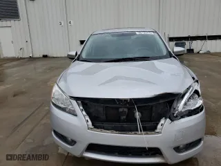 2015 Nissan Sentra SV with VIN 3N1AB7AP7FY376313, listed as a Copart auction lot 46132415 with 191,773 mi miles and Salvage Title. Bid and sale history available at carsss.com. Image 5.