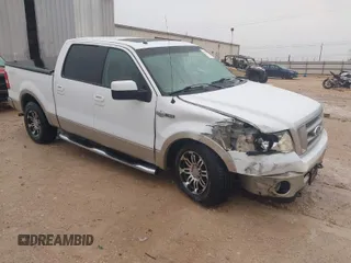 2007 Ford F-150 XLT with VIN 1FTPW14V57KC83518, listed as a IAAI auction lot 41962024 with 250,816 mi miles. Bid and sale history available at carsss.com. Image 1.