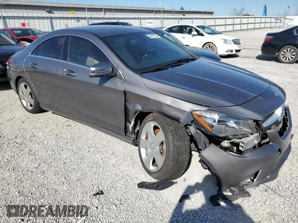 2015 Mercedes-Benz CLA 250 with VIN WDDSJ4EB2FN187203, listed as a Copart auction lot 44917034 with 75,697 mi miles and . Bid and sale history available at DreamBid. Image 4.