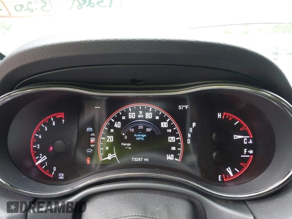 2020 Dodge Durango GT Plus z VIN 1C4RDJDG7LC412914, wystawiony jako IAAI lot #42313969 z przebiegiem 73 287 mil mil oraz . Historia ofert i sprzedaży dostępna na DreamBid. Obrazek 7.