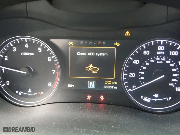 2016 Hyundai Genesis 3.8L with VIN KMHGN4JE0GU110269, listed as a Copart auction lot 49261305 with 33,307 mi miles and Salvage Title. Bid and sale history available at carsss.com. Image 9.