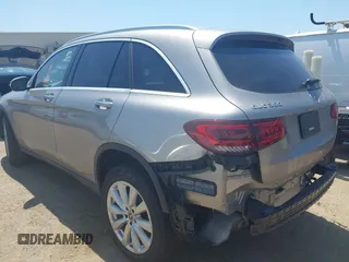 2020 Mercedes-Benz GLC 300 with VIN W1N0G8DB1LF805165, listed as a IAAI auction lot 41966716 with 107,904 mi miles and . Bid and sale history available at DreamBid. Image 3.