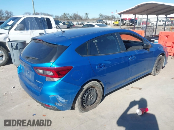 2023 Subaru Impreza with VIN 4S3GTAB68P3702475, listed as a IAAI auction lot 41206655 with 30,571 mi miles and . Bid and sale history available at DreamBid. Image 4.