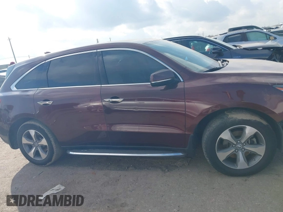 2014 Acura MDX with VIN 5FRYD3H24EB004509, listed as a IAAI auction lot 41527997 with 113,117 mi miles. Bid and sale history available at carsss.com. Image 14.