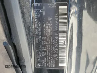 2001 BMW 3 Series 325Ci with VIN WBABN33401JW56413, listed as a Copart auction lot 73610734 with 187,259 mi miles and Salvage Title. Bid and sale history available at carsss.com. Image 12.