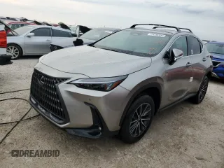 2025 Lexus NX with VIN 2T2GDCAZ1SC020425, listed as a Copart auction lot 74792664 with 252 mi miles and Non Repairable. Bid and sale history available at carsss.com. Image 1.
