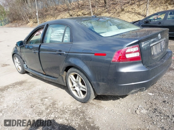 2007 Acura TL with VIN 19UUA66287A023249, listed as a IAAI auction lot 42091228 with 242,269 mi miles. Bid and sale history available at carsss.com. Image 3.