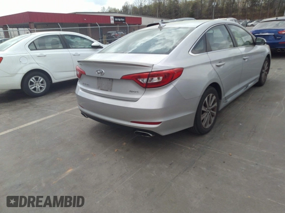 2015 Hyundai Sonata Limited with VIN 5NPE34AF8FH084569, listed as a IAAI auction lot 41914841 with 94,685 mi miles and . Bid and sale history available at carsss.com. Image 4.