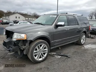 2017 Ford Expedition EL Platinum with VIN 1FMJK1MT7HEA62790, listed as a Copart auction lot 44686164 with 147,796 mi miles and Salvage Title. Bid and sale history available at carsss.com. Image 1.