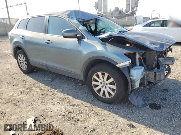 2010 Mazda CX-9 Grand Touring with VIN JM3TB3MV6A0222128, listed as a Copart auction lot 52134455 with 146,862 mi miles and Salvage title. Bid and sale history available at DreamBid. Image 4.