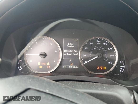 2017 Lexus IS 200t with VIN JTHBA1D21H5060292, listed as a Copart auction lot 83336214 with 87,865 mi miles and Salvage Title. Bid and sale history available at DreamBid. Image 9.