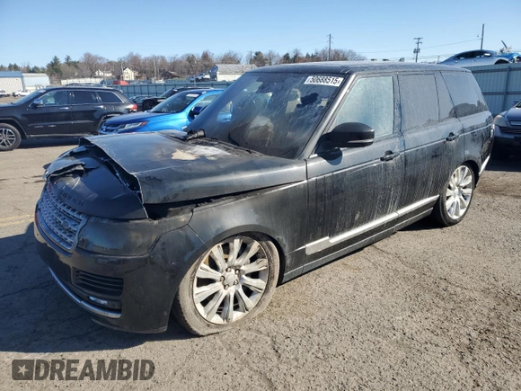 2016 Land Rover Range Rover Supercharged with VIN SALGS2EF0GA305044, listed as a Copart auction lot 50688515 with Not provided miles and Salvage title. Bid and sale history available at DreamBid. Image 1.