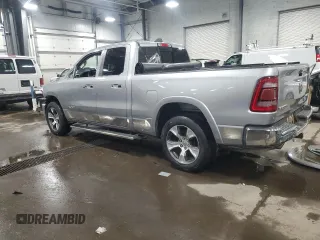 2019 Ram 1500 Laramie with VIN 1C6SRFDT2KN795605, listed as a Copart auction lot 88494875 with 156,046 mi miles and Salvage Title. Bid and sale history available at carsss.com. Image 2.