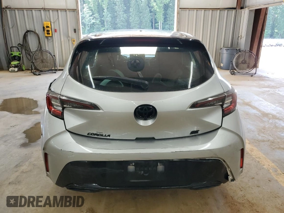 2022 Toyota Corolla Hatchback SE with VIN JTND4MBE4N3188612, listed as a Copart auction lot 66893804 with 59,574 mi miles and Salvage Title. Bid and sale history available at carsss.com. Image 6.