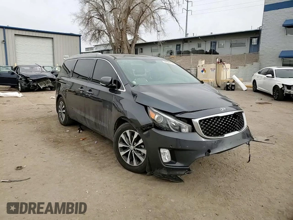 2017 Kia Sedona SX with VIN KNDMC5C13H6319296, listed as a Copart auction lot 84120194 with 74,411 mi miles and Salvage Title. Bid and sale history available at carsss.com. Image 12.
