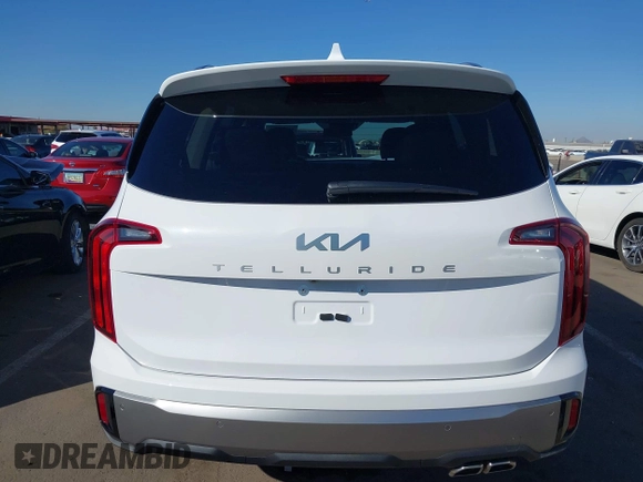 2025 Kia Telluride S with VIN 5XYP64GC3SG596092, listed as a IAAI auction lot 41686012 with 2,539 mi miles and . Bid and sale history available at DreamBid. Image 16.