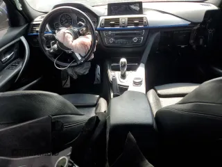 2014 BMW 3 Series 335i with VIN WBA3A9C51EF477933, listed as a Copart auction lot 80443554 with 53,927 mi miles and Salvage Title. Bid and sale history available at carsss.com. Image 8.