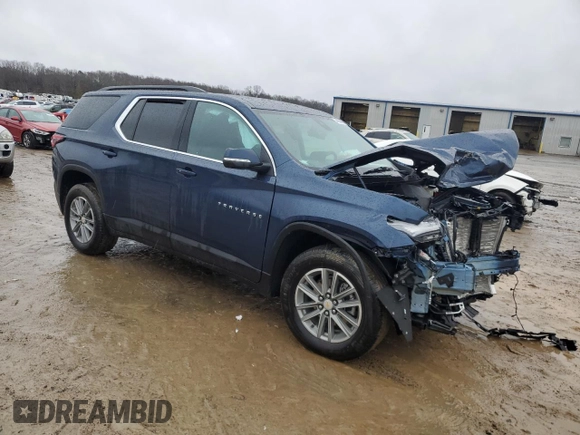 2022 Chevrolet Traverse LT Cloth with VIN 1GNERGKW6NJ181331, listed as a Copart auction lot 44864915 with 51,600 mi miles and Salvage title. Bid and sale history available at DreamBid. Image 4.