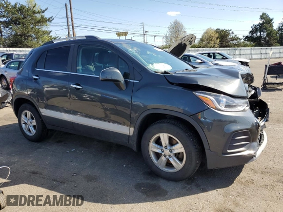 2018 Chevrolet Trax LT with VIN 3GNCJPSB5JL155205, listed as a Copart auction lot 52335945 with 91,452 mi miles and Salvage Title. Bid and sale history available at carsss.com. Image 4.