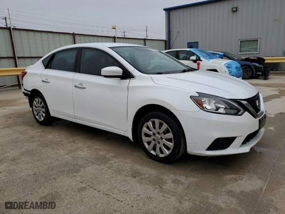 2017 Nissan Sentra SV with VIN 3N1AB7AP3HL710661, listed as a Copart auction lot 46685575 with 154,813 mi miles and Salvage Title. Bid and sale history available at carsss.com. Image 4.