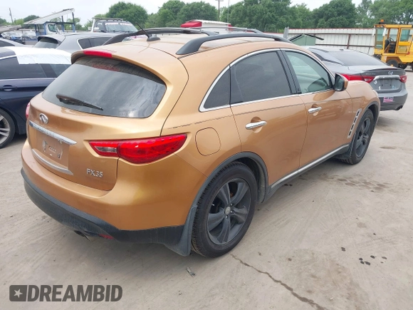 2010 Infiniti FX with VIN JN8AS1MW0AM850809, listed as a IAAI auction lot 41942267 with 142,145 mi miles and . Bid and sale history available at DreamBid. Image 4.
