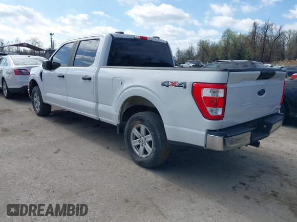 2021 Ford F-150 XL with VIN 1FTFW1E82MKD23506, listed as a IAAI auction lot 41876760 with 71,387 mi miles. Bid and sale history available at carsss.com. Image 3.