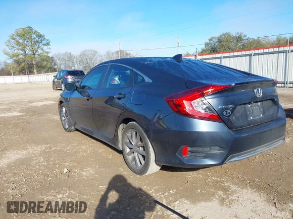 2019 Honda Civic Sedan EX with VIN 19XFC1F38KE003389, listed as a IAAI auction lot 41633696 with 77,825 mi miles. Bid and sale history available at carsss.com. Image 3.