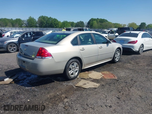 2010 Chevrolet Impala LS with VIN 2G1WA5EK3A1137401, listed as a IAAI auction lot 42039310 with 95,360 mi miles and . Bid and sale history available at DreamBid. Image 4.
