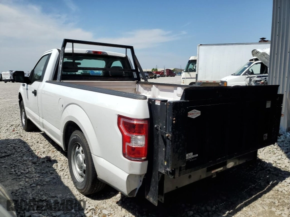 2019 Ford F-150 XL with VIN 1FTMF1CB0KKD11468, listed as a Copart auction lot 53828475 with 138,116 mi miles and Salvage Title. Bid and sale history available at carsss.com. Image 2.