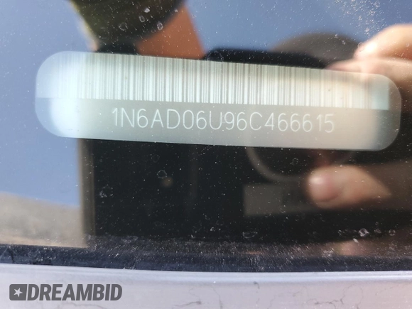 2006 Nissan Frontier SE с VIN 1N6AD06U96C466615, выставлен на аукционе Copart как лот 51866295 с пробегом 119 978 миль миль и Списание • Salvage title. История ставок и продаж доступна на DreamBid. Изображение 12.