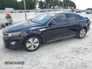 2015 Kia Optima EX with VIN KNAGN4AD6F5084858, listed as a Copart auction lot 63825375 with 142,241 mi miles and Salvage title. Bid and sale history available at DreamBid. Image 1.