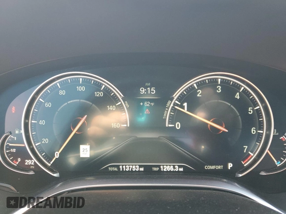 2016 BMW 7 Series 750i xDrive с VIN WBA7F2C56GG417976, выставлен на аукционе Copart как лот 55976095 с пробегом 113 753 миль миль и Списание • Salvage title. История ставок и продаж доступна на DreamBid. Изображение 9.