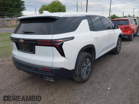 2024 Chevrolet Traverse FWD LS with VIN 1GNEREKS9RJ235213, listed as a IAAI auction lot 41967916 with 13,668 mi miles and . Bid and sale history available at DreamBid. Image 4.