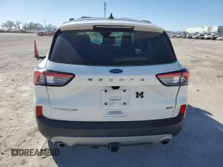 2022 Ford Escape Titanium Plug-In Hybrid with VIN 1FMCU0LZ2NUB80380, listed as a Copart auction lot 80961924 with 7,858 mi miles and Salvage title. Bid and sale history available at DreamBid. Image 6.