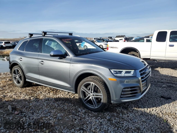 2018 Audi SQ5 Premium Plus with VIN WA1A4AFY1J2125925, listed as a Copart auction lot 86731324 with 56,875 mi miles and Salvage Title. Bid and sale history available at DreamBid. Image 4.