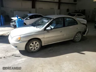 2002 Kia Rio with VIN KNADC123326133077, listed as a Copart auction lot 52427975 with 105,357 mi miles and Salvage Title. Bid and sale history available at carsss.com. Image 1.