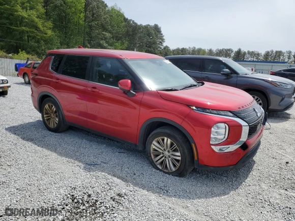 2022 Mitsubishi Outlander ES with VIN JA4J3TA80NZ025737, listed as a Copart auction lot 53044575 with 109,756 mi miles and Clean Title. Bid and sale history available at carsss.com. Image 4.