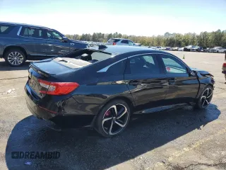 2018 Honda Accord Sedan Sport 1.5T with VIN 1HGCV1F37JA020460, listed as a Copart auction lot 49232435 with 163,570 mi miles and Salvage Title. Bid and sale history available at carsss.com. Image 3.