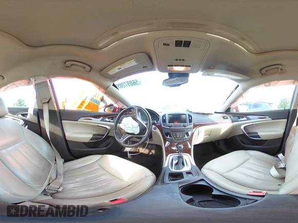 2014 Buick Regal Premium I z VIN 2G4GN5EX2E9236354, wystawiony jako Copart lot #56897205 z przebiegiem 77 147 mil mil oraz Szkoda całkowita • Salvage title. Historia ofert i sprzedaży dostępna na DreamBid. Obrazek 14.