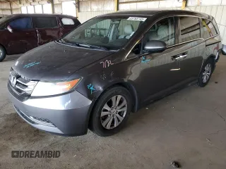 2016 Honda Odyssey SE with VIN 5FNRL5H37GB077857, listed as a Copart auction lot 53753745 with 126,635 mi miles and Salvage Title. Bid and sale history available at DreamBid. Image 1.