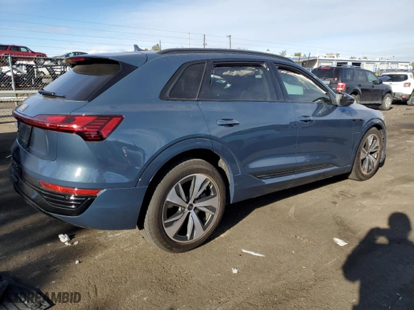 2024 Audi Q8 e-tron Premium with VIN WA14AAGE8RB054910, listed as a Copart auction lot 87251444 with NaN miles and Salvage Title. Bid and sale history available at carsss.com. Image 3.