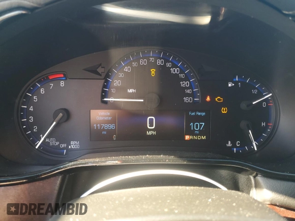 2016 Cadillac CTS Sedan Luxury Collection RWD with VIN 1G6AR5SX2G0192195, listed as a Copart auction lot 47075015 with 117,896 mi miles and Salvage Title. Bid and sale history available at carsss.com. Image 9.