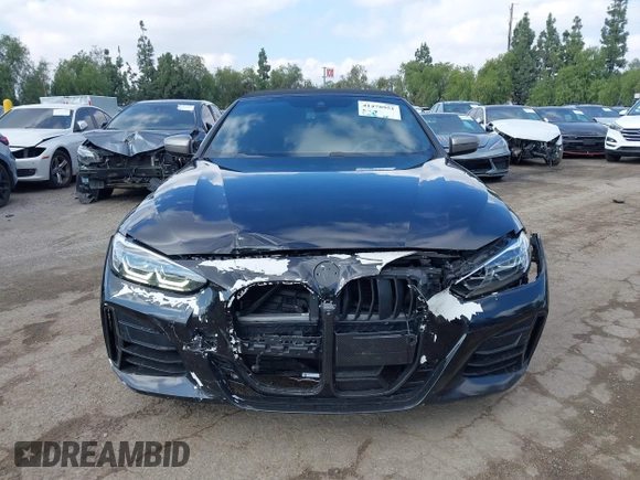 2023 BMW 4 Series M440i with VIN WBA53AT09PCL49954, listed as a IAAI auction lot 41478951 with 27,105 mi miles and . Bid and sale history available at DreamBid. Image 13.