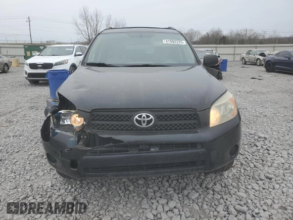 2007 Toyota RAV4 with VIN JTMBD33V976040185, listed as a Copart auction lot 41992225 with 180,963 mi miles and Salvage Title. Bid and sale history available at carsss.com. Image 5.