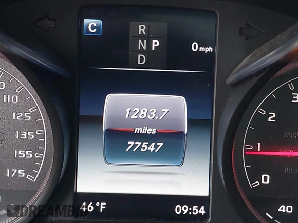 2017 Mercedes-Benz C 43 AMG with VIN WDDWJ6EB5HF489885, listed as a IAAI auction lot 41622994 with 77,547 mi miles and . Bid and sale history available at carsss.com. Image 15.