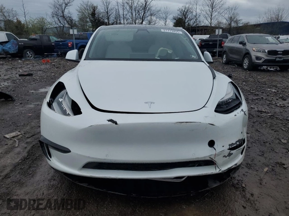 2020 Tesla Model Y Long Range with VIN 5YJYGDEE2LF019133, listed as a Copart auction lot 51773455 with 26,122 mi miles and Salvage Title. Bid and sale history available at DreamBid. Image 5.