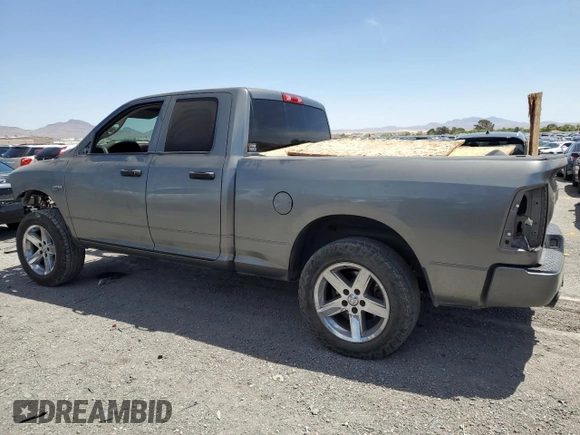 2012 Ram 1500 ST with VIN 1C6RD7FT5CS260352, listed as a Copart auction lot 56687485 with Not provided miles and Salvage title. Bid and sale history available at DreamBid. Image 2.