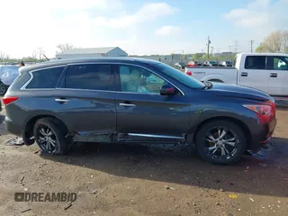 2013 Infiniti JX35 with VIN 5N1AL0MM4DC303338, listed as a IAAI auction lot 41961761 with 170,572 mi miles. Bid and sale history available at carsss.com. Image 14.