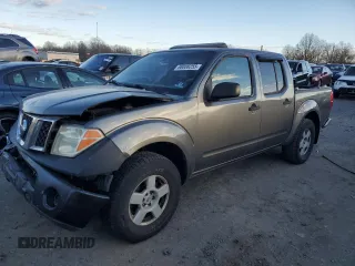 2005 Nissan Frontier 4WD LE with VIN 1N6AD07W05C419309, listed as a Copart auction lot 88008255 with 266,645 mi miles and Salvage Title. Bid and sale history available at carsss.com. Image 1.